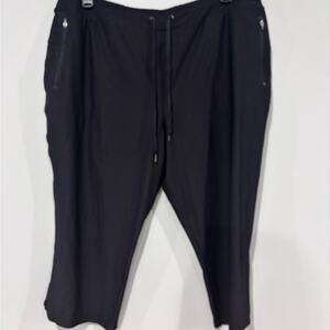Black On-the-Go Pants Plus Size Petite XXL Tek Gear